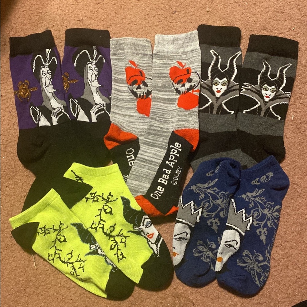 Disney Villain socks